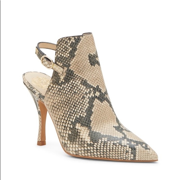 Vince Camuto Shoes - Vince Camuto Booties Animal Pattern Leather Boots